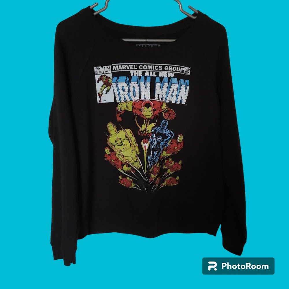 Marvel Ironman L/S Light Sweatshirt Medium